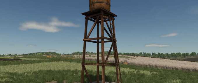 Wooden Water Tower Mod Image