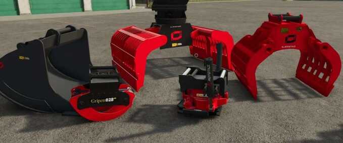 Gjerstad Excavator Attachment Pack Mod Image