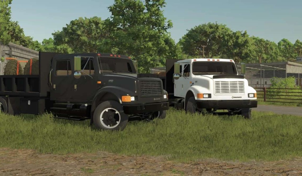 International 4900 Flatbed - Thumbnail 1