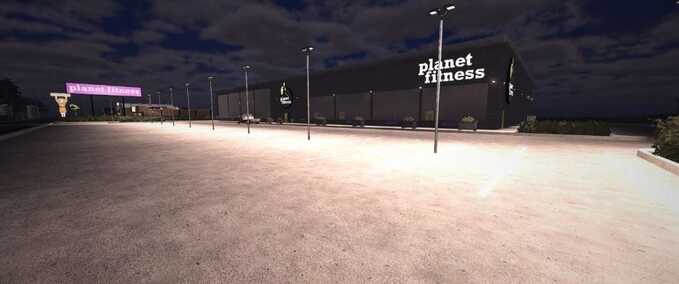 Decoration Planet Fitness Gym Farming Simulator mod