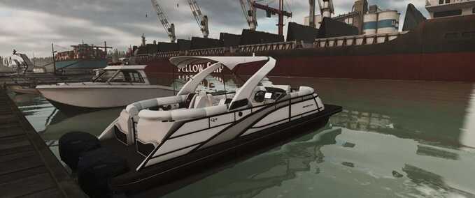 2025 Bennington Q Line Pontoon Boat and Trailer Mod Image