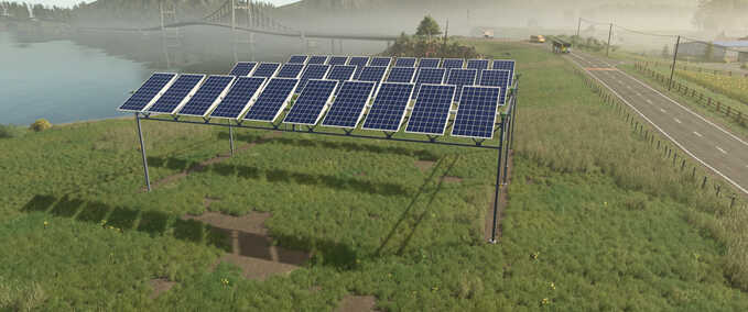 Gebäude mit Funktion Erhöhtes Solarpanel Landwirtschafts Simulator mod