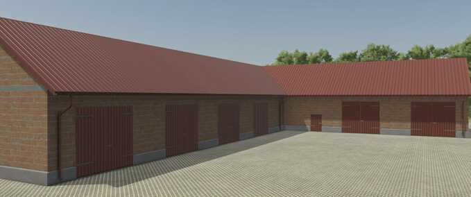 Schuppen Maschinen-Garage Landwirtschafts Simulator mod