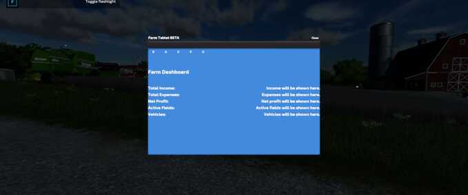 Addons Farm Tablet Farming Simulator mod
