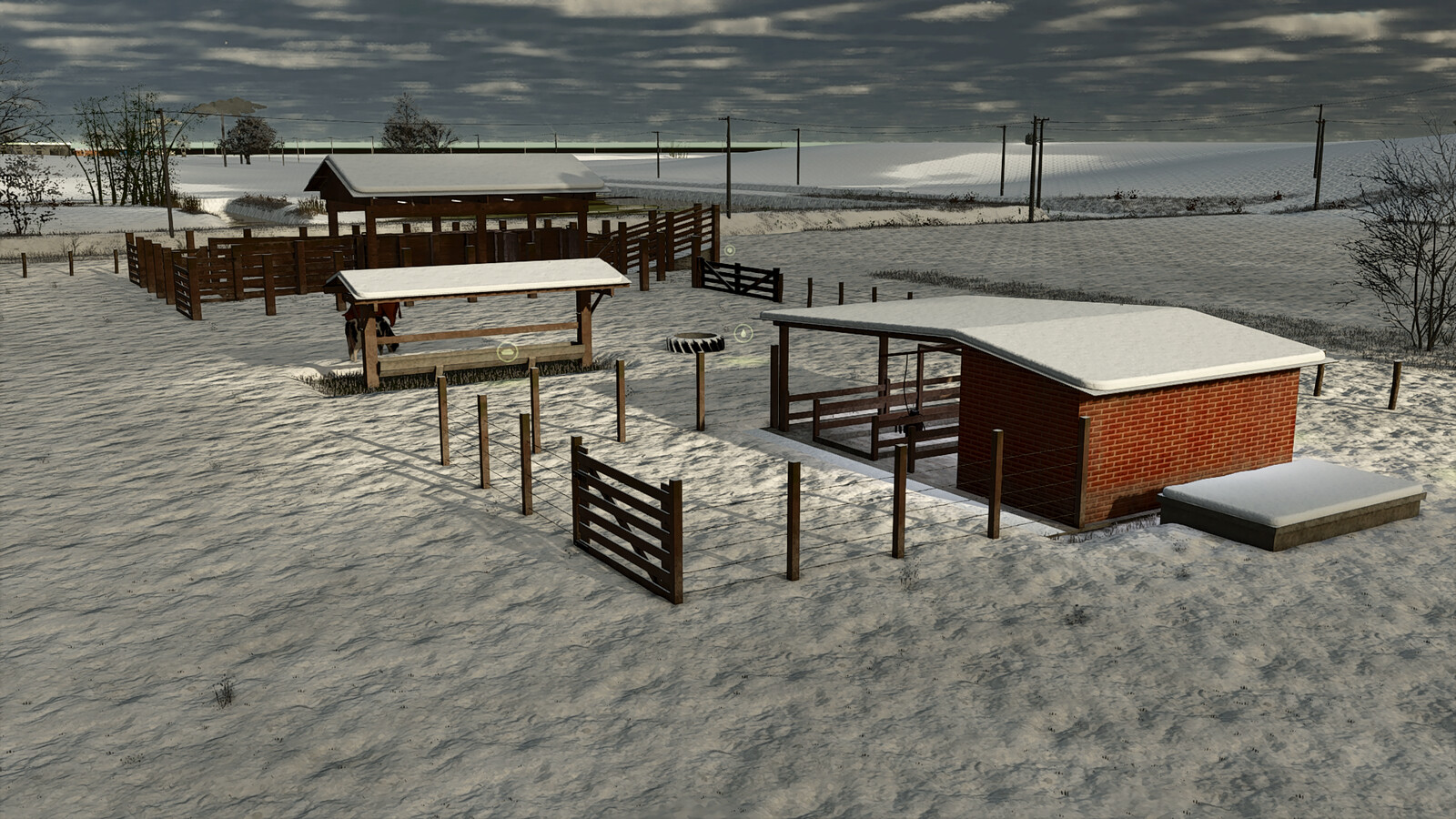 Cow Pasture With Milking Barn - Thumbnail 1
