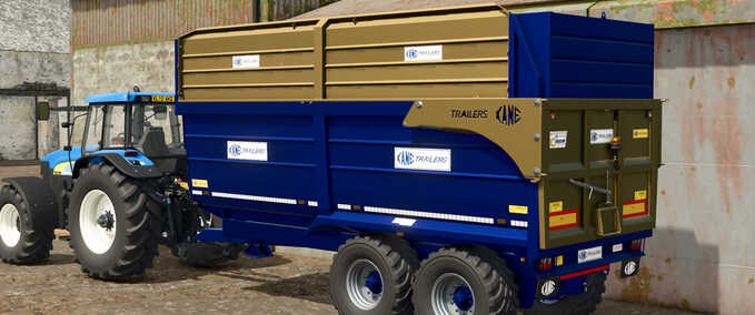 Auflieger Kane Halfpipe Anhänger-Pack Landwirtschafts Simulator mod