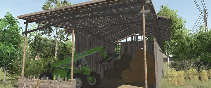 Schuppen Ballenscheune Landwirtschafts Simulator mod