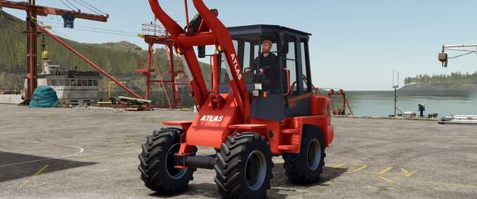 Bagger & Radlader Atlas Radlader Landwirtschafts Simulator mod