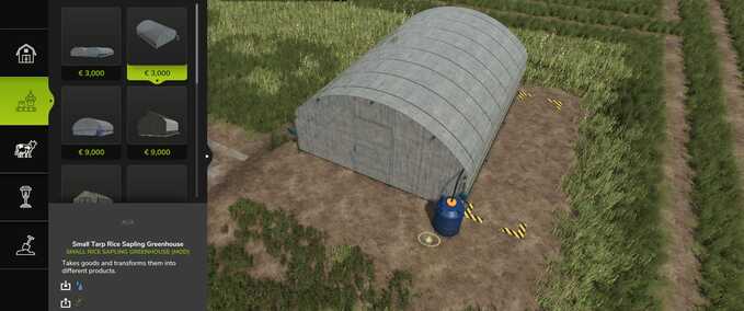 Kleines Gewächshaus für Reissetzlinge Mod Image