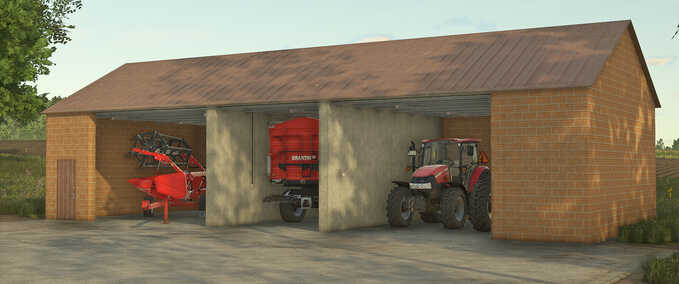 Schuppen Garage ohne Tore Landwirtschafts Simulator mod