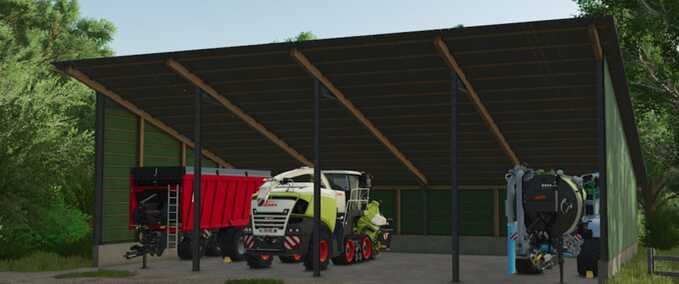 Buildings with Functions Shelter and Storage Farming Simulator mod