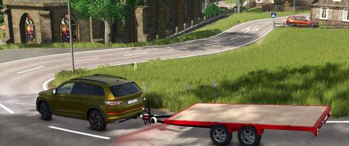 Selfmade Car Trailer Mod Image