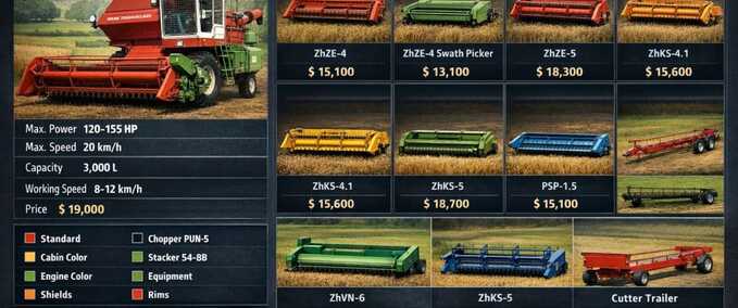 Other manufactors SK-5 Niva Combine Pack Farming Simulator mod