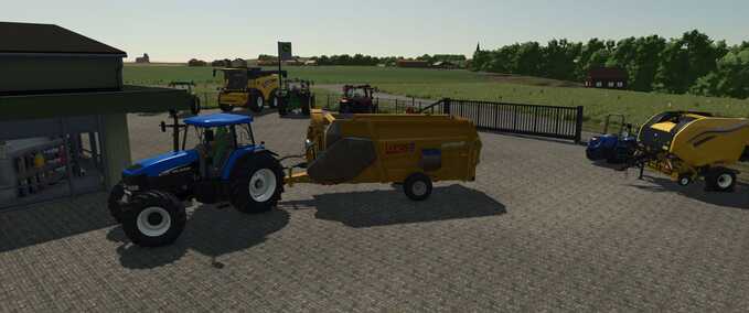 manure spreader Lucas Castor 60R Farming Simulator mod