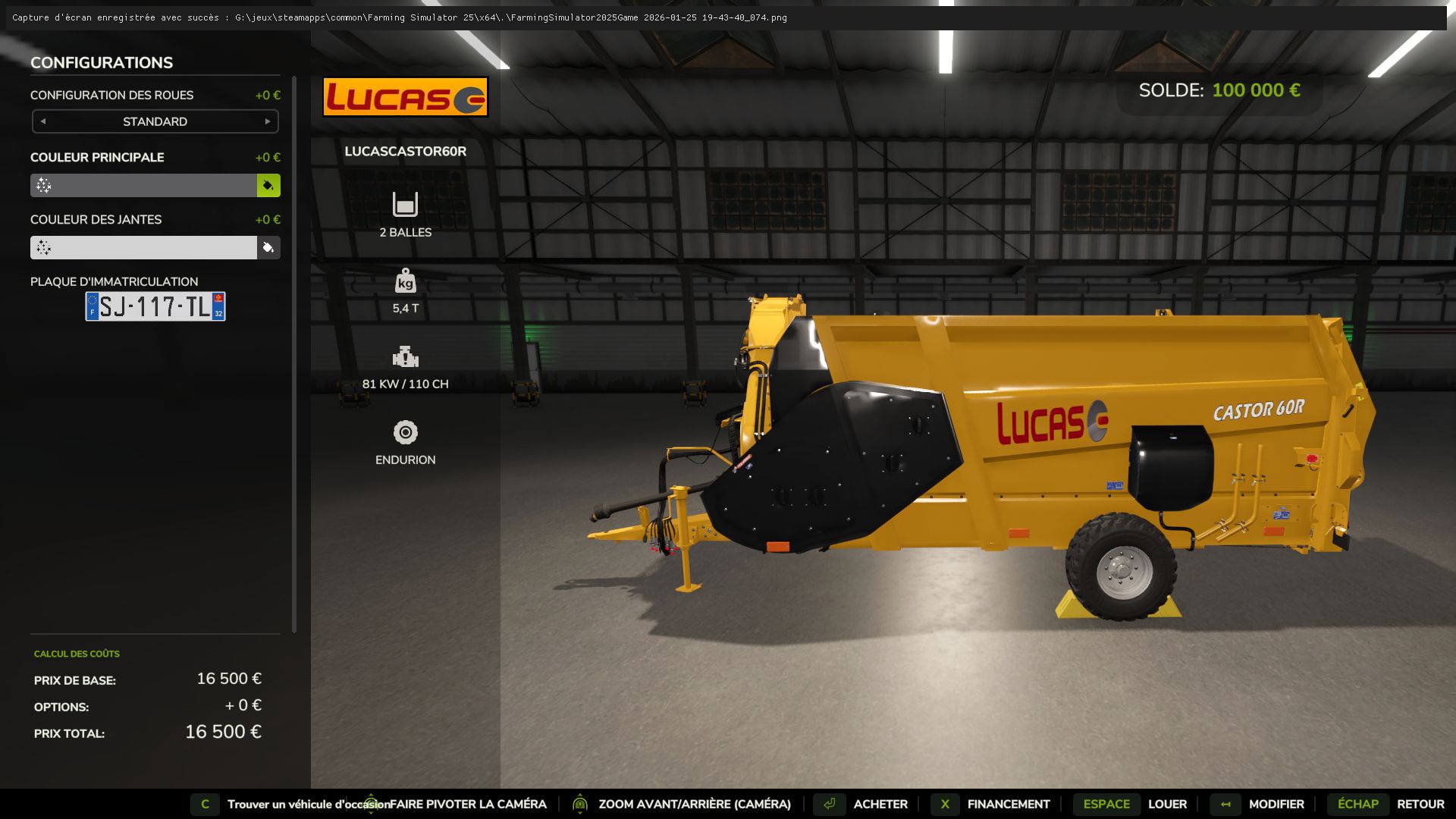 Lucas Castor 60R - Thumbnail 1