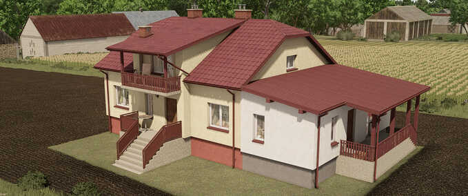 Placeable Objects European Style House Farming Simulator mod