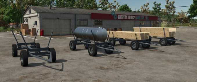 Other trailers Old Wooden Wagon Farming Simulator mod
