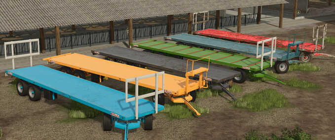 bale transport Maupu Platform PM 1180 Farming Simulator mod