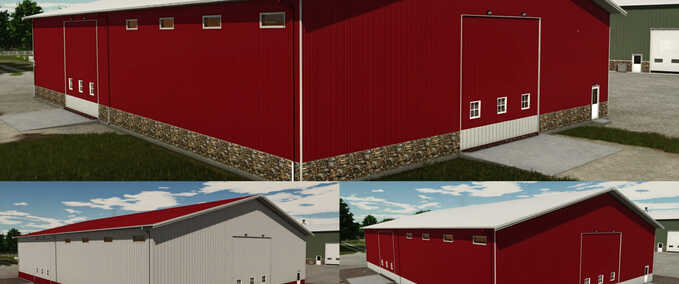 Buildings with Functions American Herbicide and Seed Storage Facility Farming Simulator mod