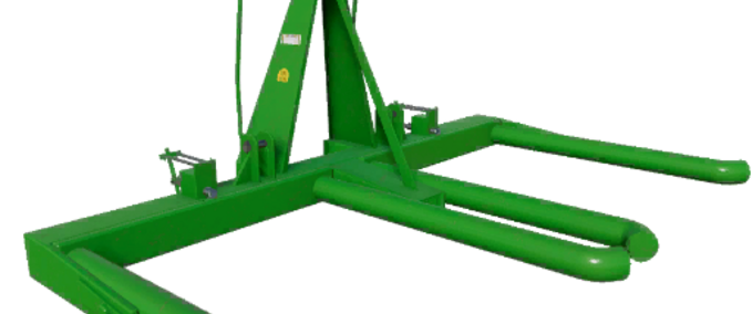 Sonstige Anbaugeräte Music Menges Rundballengabel Landwirtschafts Simulator mod