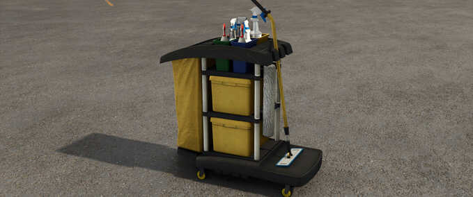 Sonstige Anbaugeräte Super-Reinigungswagen Landwirtschafts Simulator mod