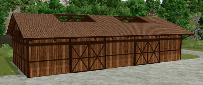 Sheds Wooden Sheds Pack Farming Simulator mod