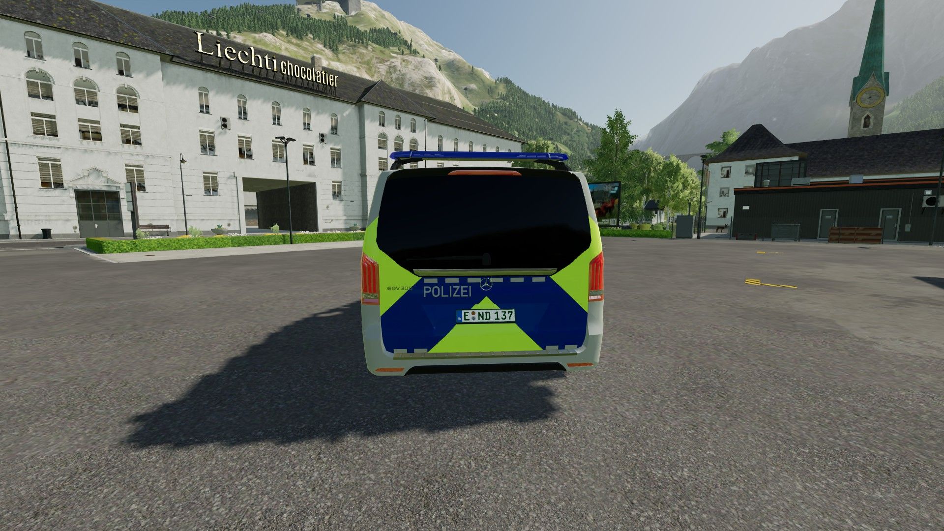 Mercedes EQV Polizei Skin - Thumbnail 1