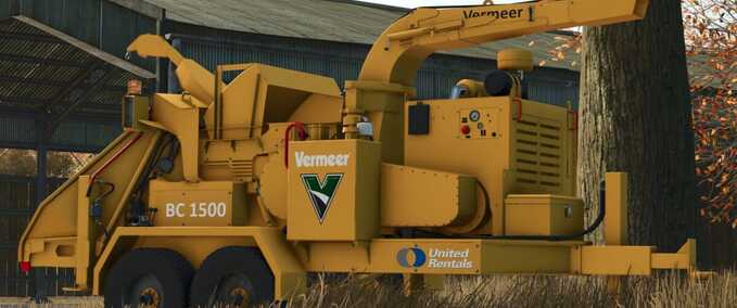 Forstwirtschaft Vermeer BC1500 Holzhäcksler Landwirtschafts Simulator mod
