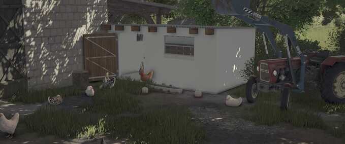 Animal Pens Small Renovated Chicken Coop Farming Simulator mod
