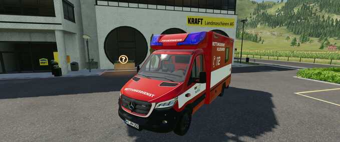 Traffic Vehicles Fahrtec Ambulance Skin - Hildesheim Farming Simulator mod