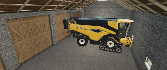 Schuppen Garage 45x11 Landwirtschafts Simulator mod