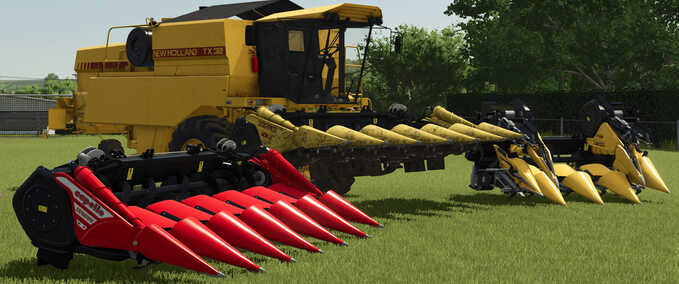 Schneidwerke & Schneidwerkswagen Maispflücker für mehrere Marken Landwirtschafts Simulator mod