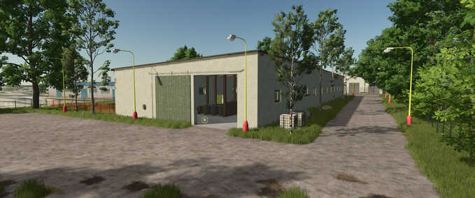 Animal Pens Sheep and Goat Barn - Large Farming Simulator mod