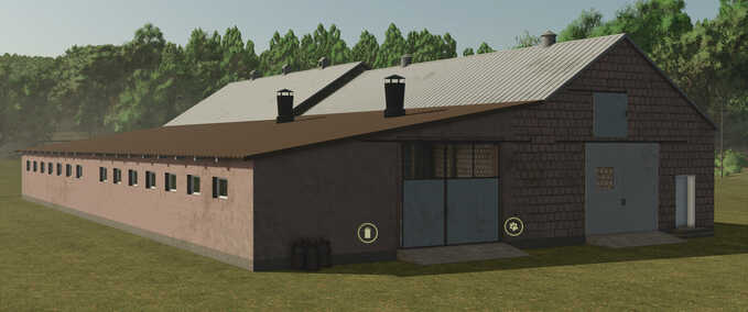 Animal Pens Old Polish Cow Barn Farming Simulator mod