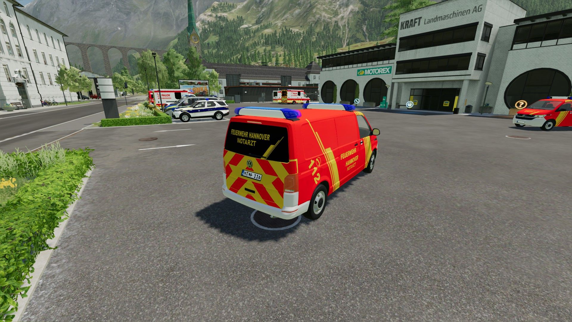 Volkswagen T6 - Hanover Fire Department (ELW & NEF) Skins - Thumbnail 1