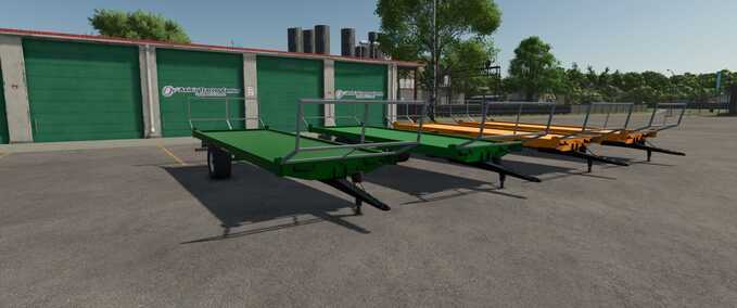 bale transport Gourdon Semi-Mounted Autoload Tray Farming Simulator mod