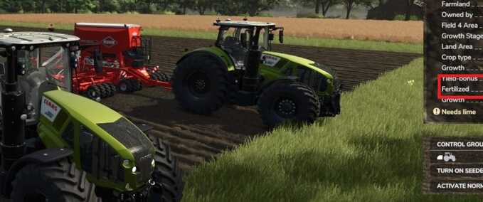 Einmalige Düngung Mod Image