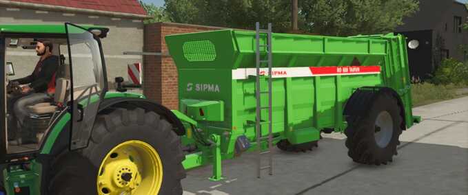 manure spreader SIPMA RO 800 TAJFUN Manure Spreader Farming Simulator mod