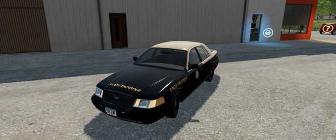 Traffic Vehicles Ford Crown - Florida Highway Patrol Skin Farming Simulator mod