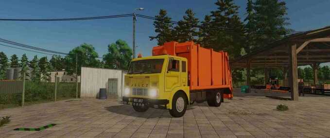 Sonstige Fahrzeuge Jelcz 315M Müllwagen Landwirtschafts Simulator mod