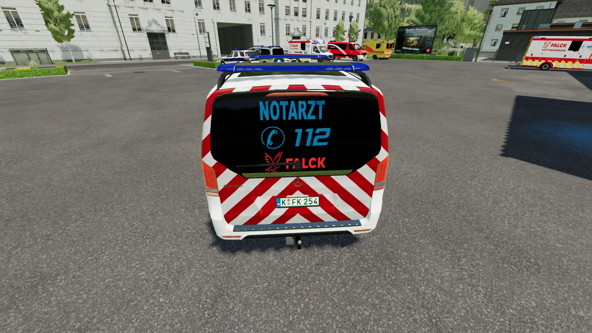 Mercedes EQV Falck NEF Skin - Thumbnail 1