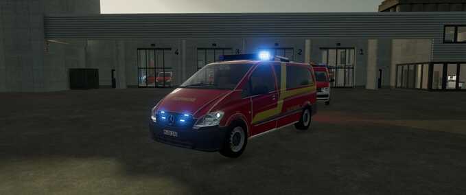 Fire department Heidelberg Fire Department ELW Skin Farming Simulator mod