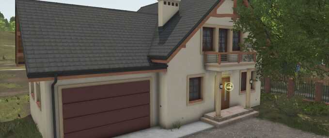 Placeable Objects Modern House Farming Simulator mod
