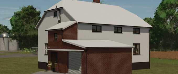 Gebäude Großes Weißes Bauernhaus Landwirtschafts Simulator mod