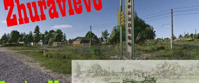 Maps Zhuravlevo Map Farming Simulator mod