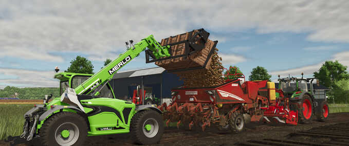 Sonstige Anbaugeräte Gemüsekisten-Kipper Landwirtschafts Simulator mod