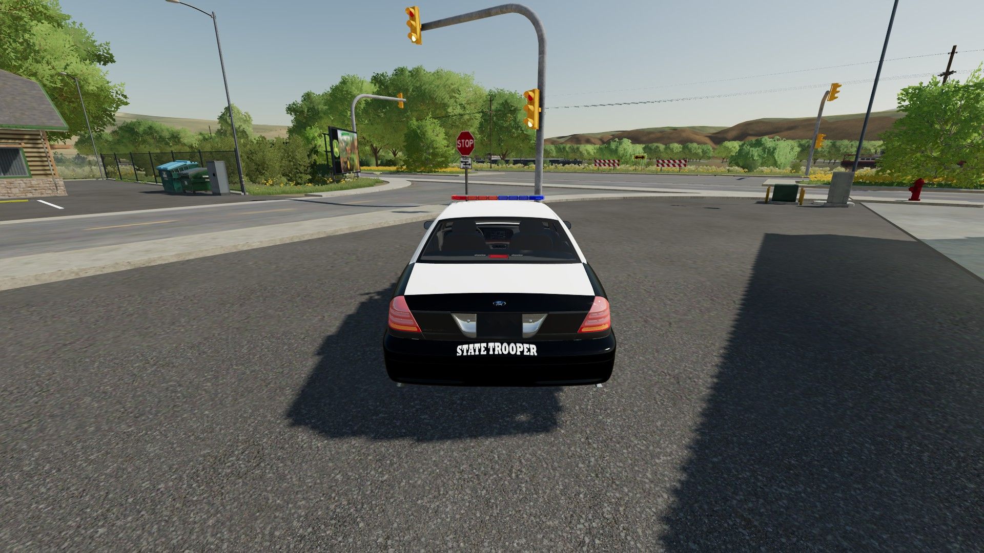 Texas Highway Patrol Ford Crown Skin - Thumbnail 1