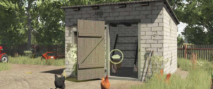 Animal Pens Pack of Small Polish Chicken Coops Farming Simulator mod
