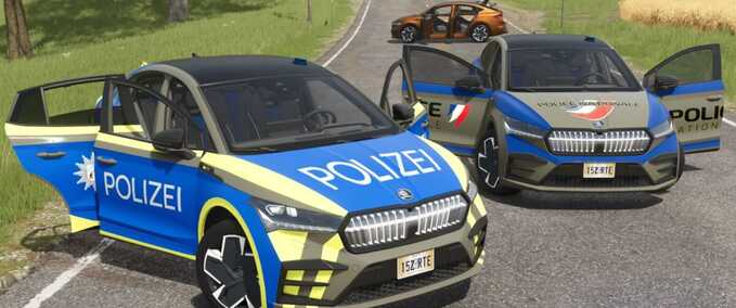 Cars Skoda Enyaq Coupe Plus Farming Simulator mod