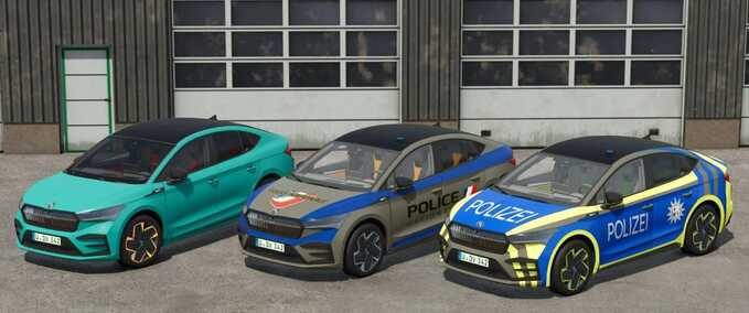 Cars Škoda Enyaq Coupé RS IV Plus Farming Simulator mod